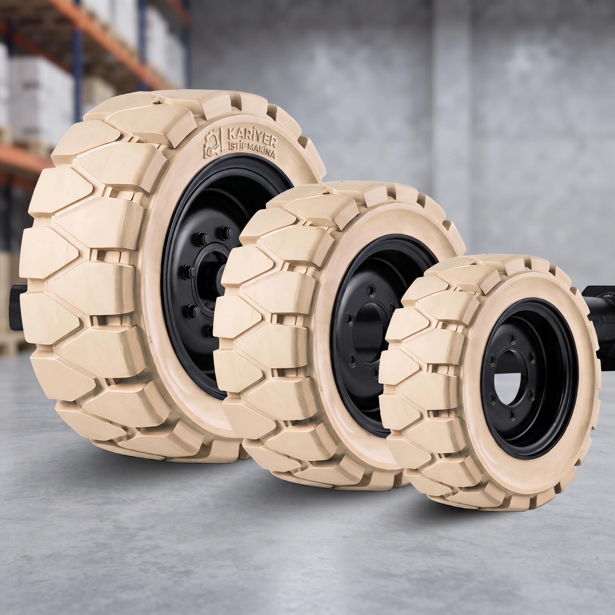 Trelleborg Beyaz Forklift Lastikleri